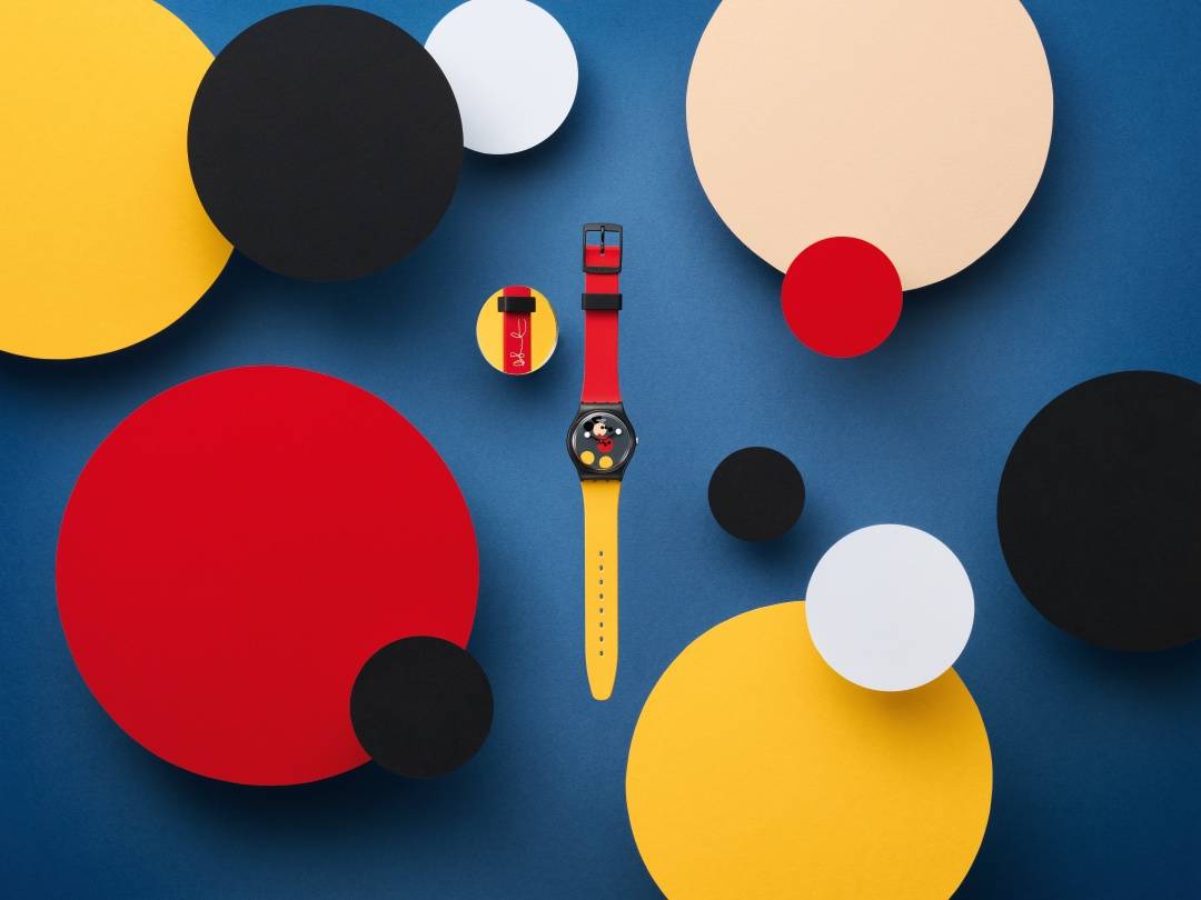 Swatch x Damien Hirst, model Spot Mickey (Fot. Materiały prasowe)