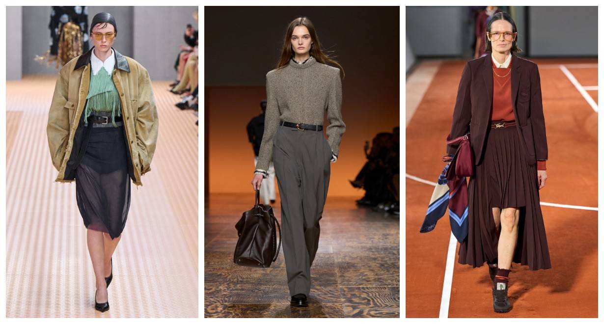 Prada, Bottega Veneta, Lacoste / (Fot. Spotlight. Launchmetrics )