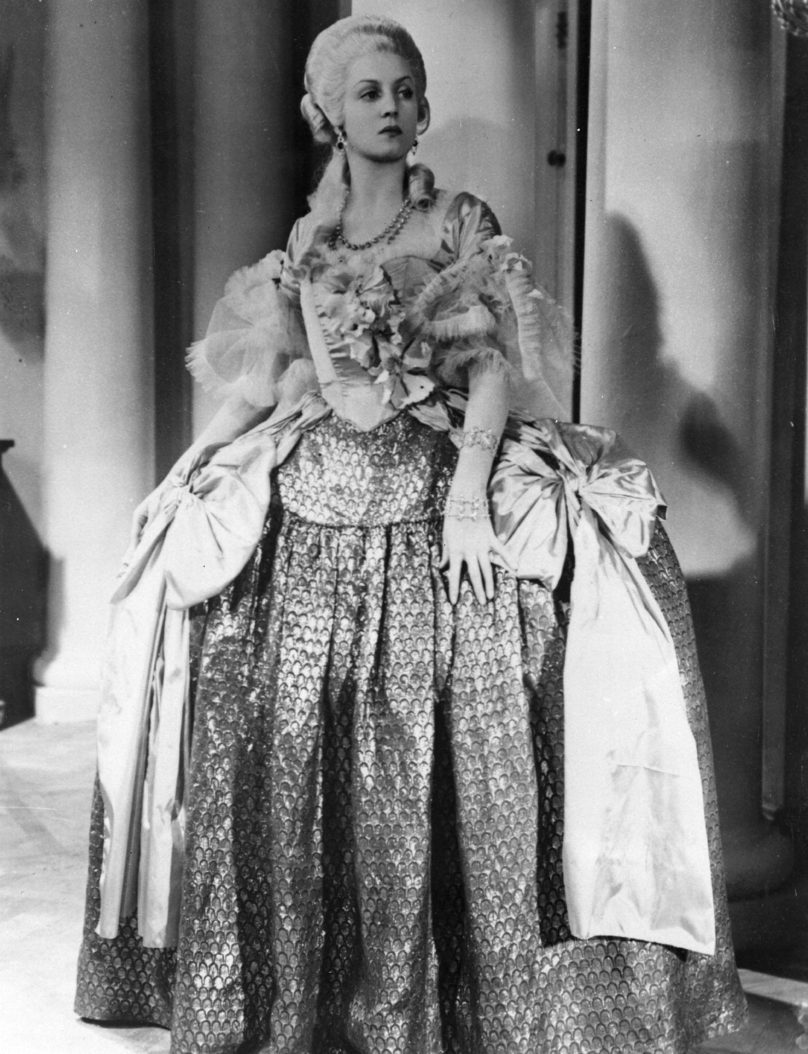 Lise Delamare jako Maria Antonina w filmie „Marsylianka” w reżyserii Jeana Renoira (1938). (Fot. Getty Images)