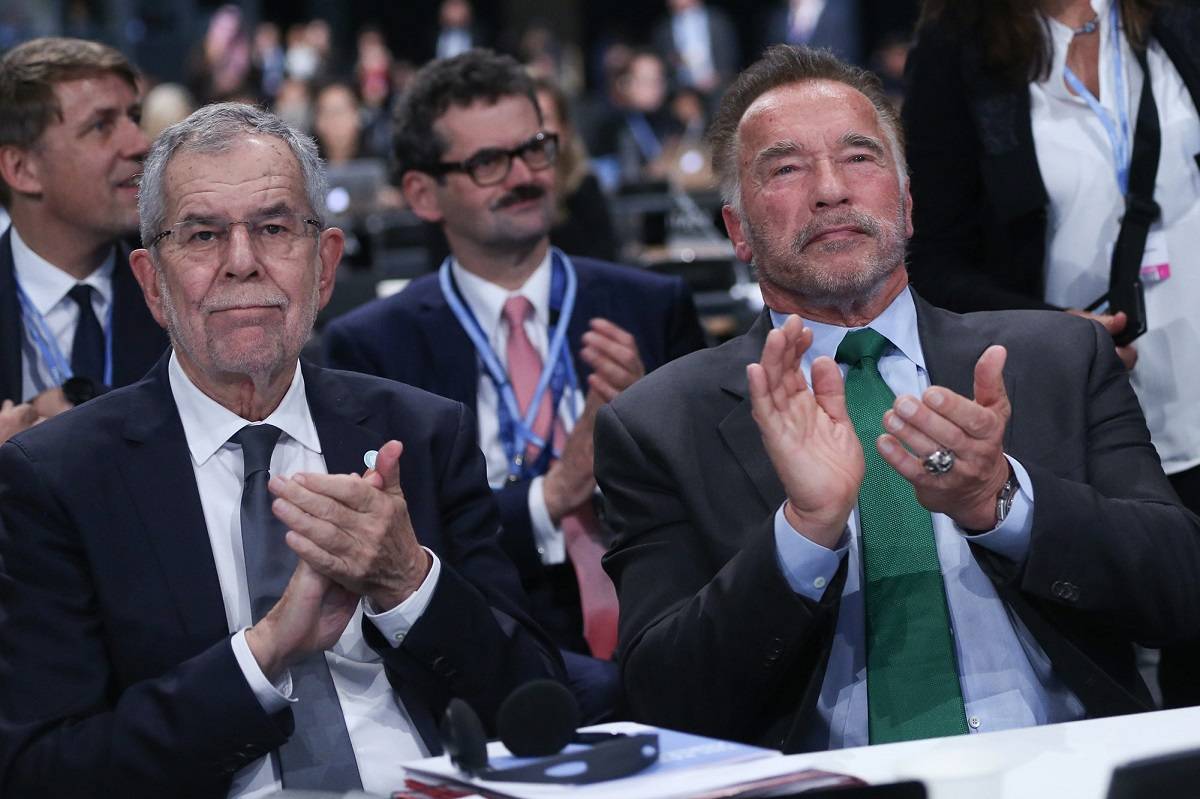 prezydent Austrii Alexander Van der Bellen, Arnold Schwarzenegger