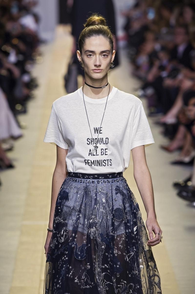 T-shirt z kolekcji Dior wiosna-lato 2017