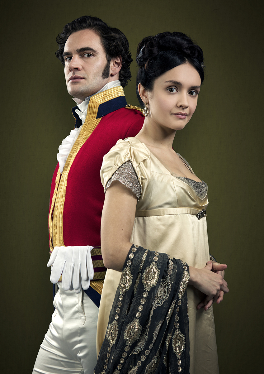 Olivia Cooke (Becky Sharp) i Tom Bateman (Rawdon Crawley) (Fot. Materiały prasowe HBO)