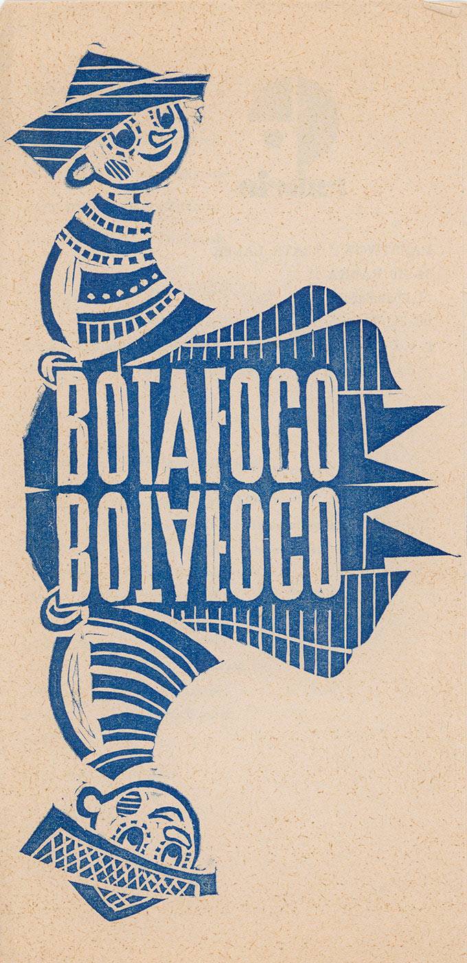 Botafogo, 1980. Ilustracja z programu do przedstawienia. Z archiwum rodzinnego artysty.