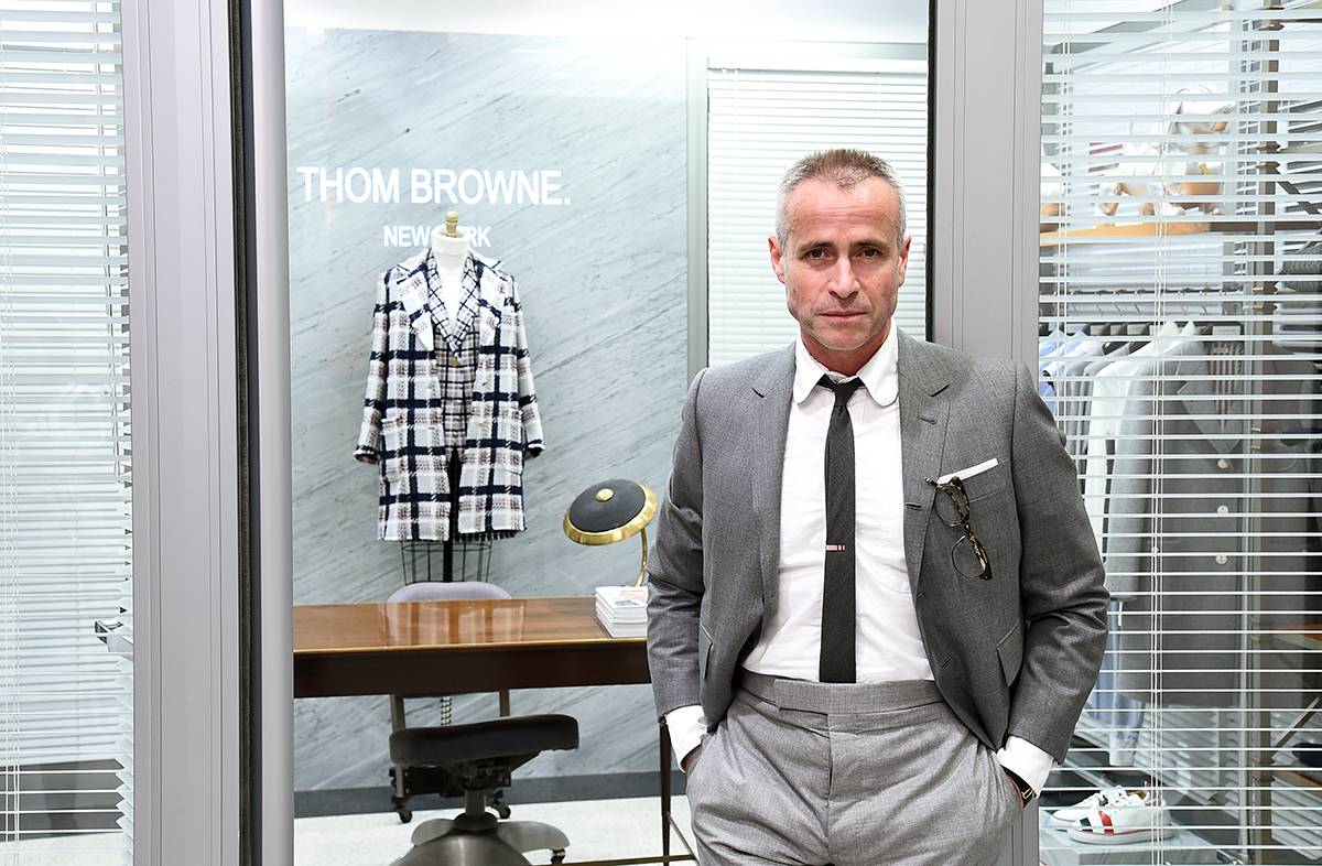 Projektant Thom Browne i jego garniturowe wariacje