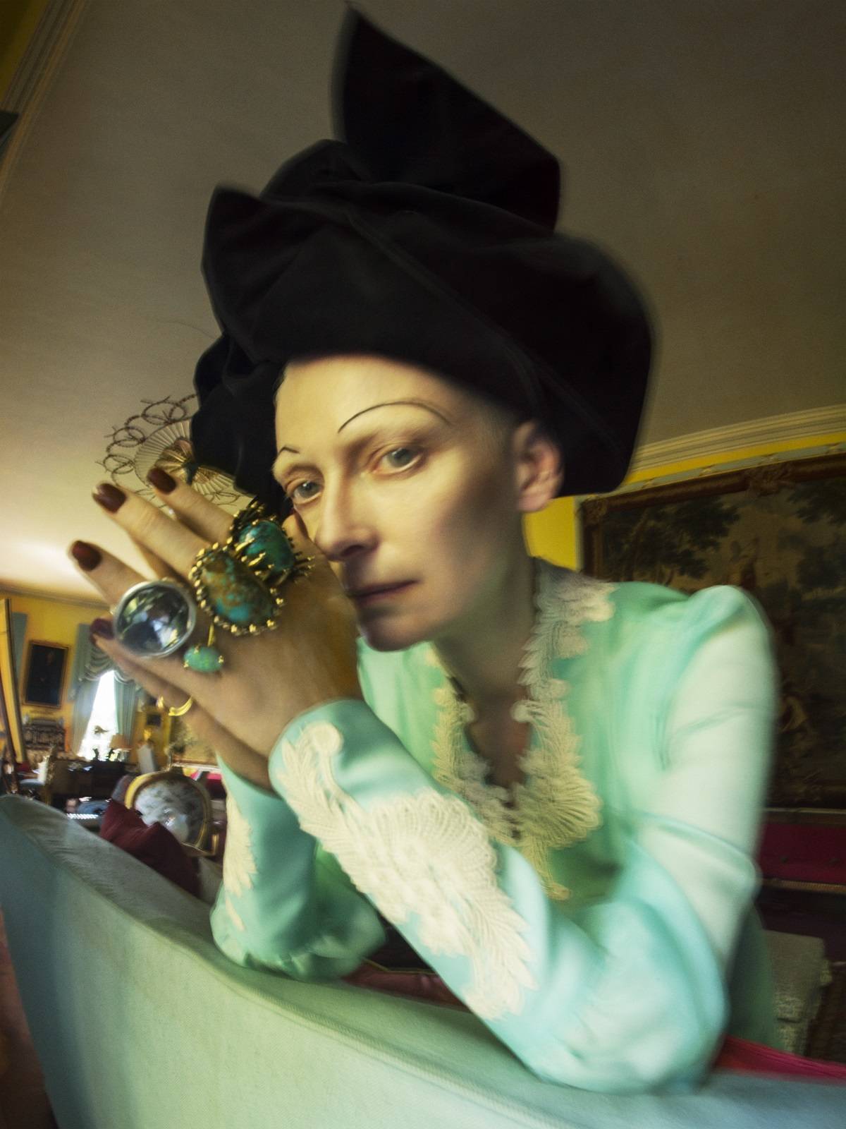 Tilda Swinton, Renishaw Hall, 2018