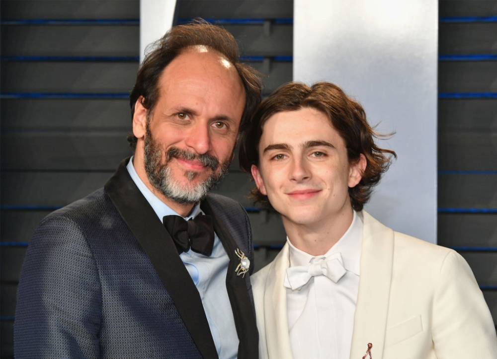 Luca Guadagnino i Timothée Chalamet (Fot. Getty Images)