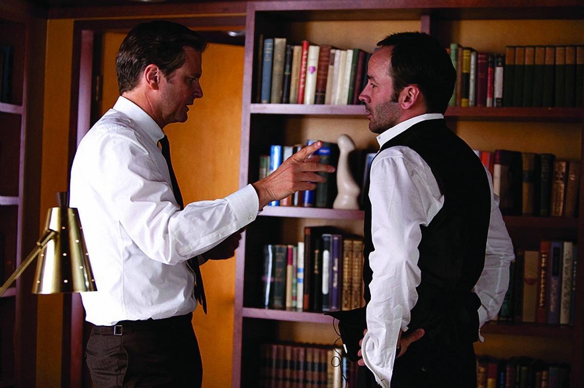 Tom Ford i Colin Firth na planie Samotnego mężczyzny