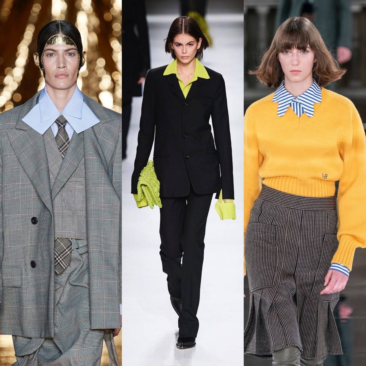 Od lewej: Preen, Bottega Veneta, Bictoria Beckham