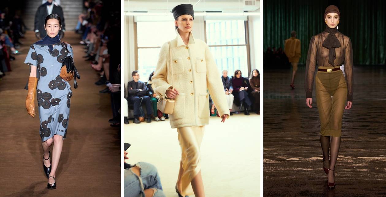 Miu Miu, Altuarra, Saint Laurent / Fot. Spotlight. Launchmetrics