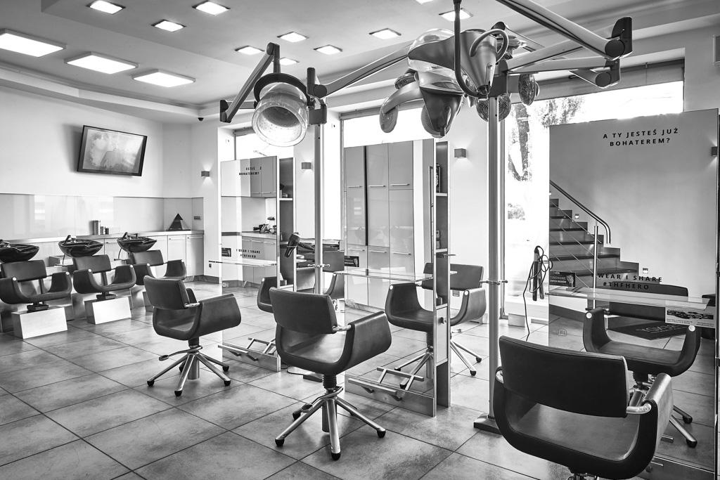 Wnętrze jednego z salonów Trendy Hair Fashion (Fot. Diana Błażków)