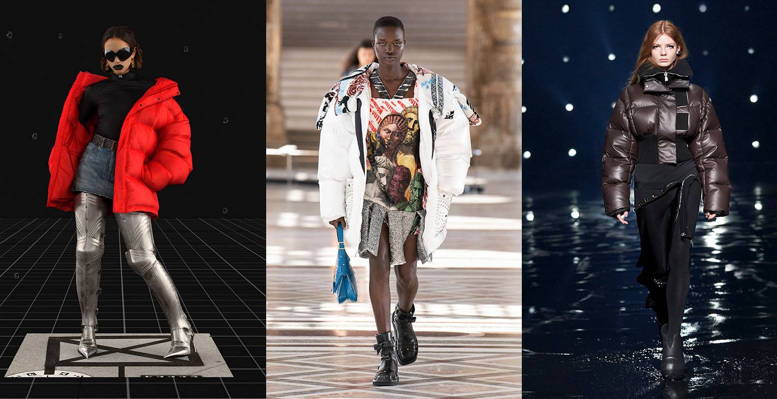Od lewej: Balenciaga, Louis Vuitton, Givenchy (Fot. ImaxTree)