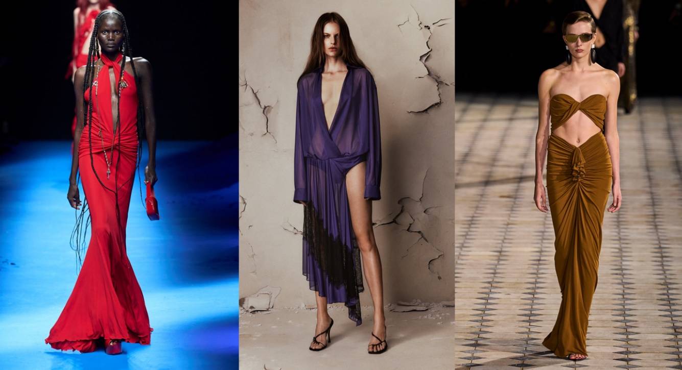 Blumarine, Christopher Esber, Saint Laurent / Fot. Spotlight. Launchmetrics / Agencja FREE