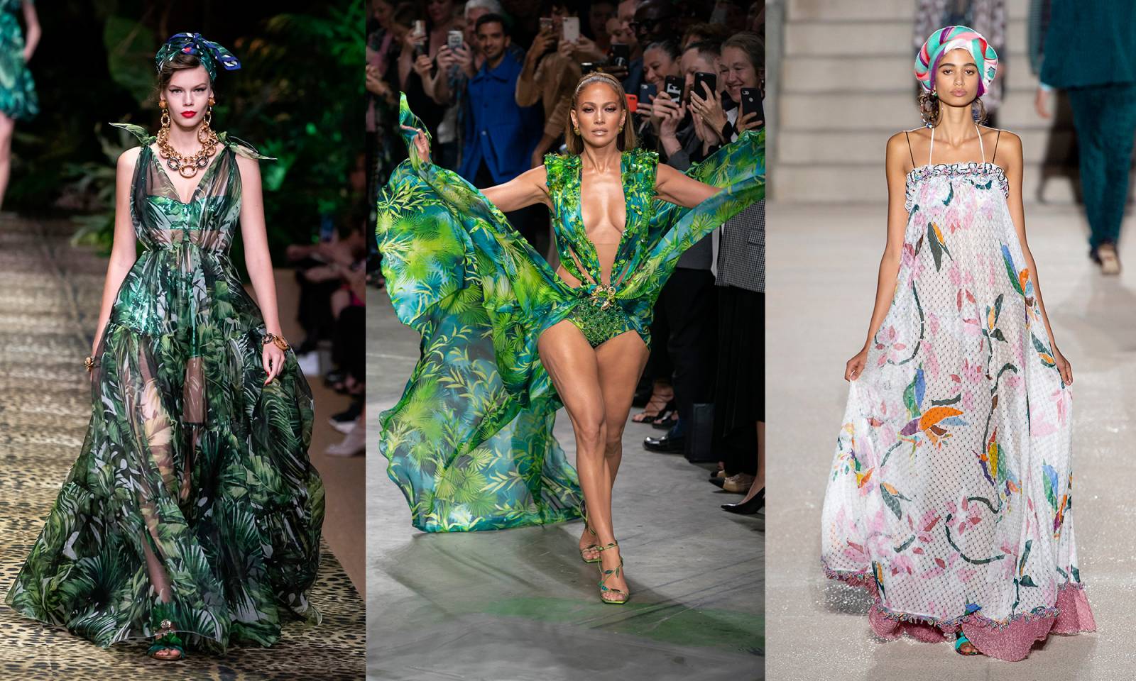Od lewej: Dolce&Gabbana, Versace, Missoni