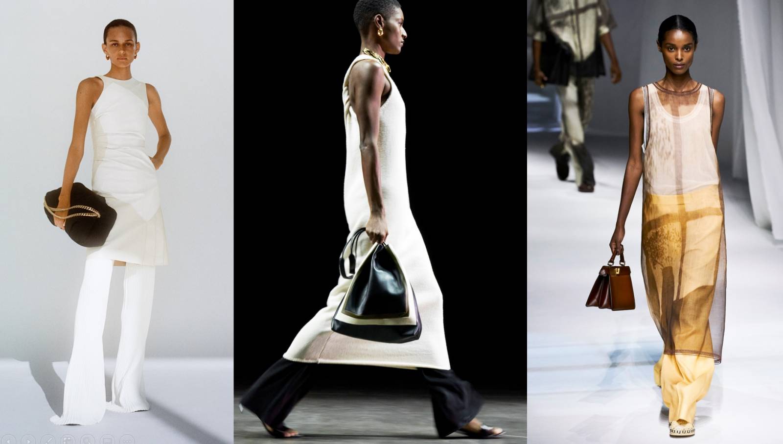 Proenza Schouler, Jil Sander, Fendi