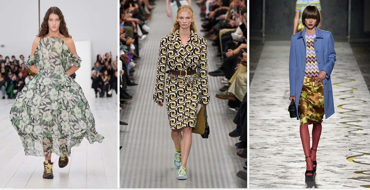 Loewe, Miu Miu, Versace / Fot. Spotlight. Launchmetrics