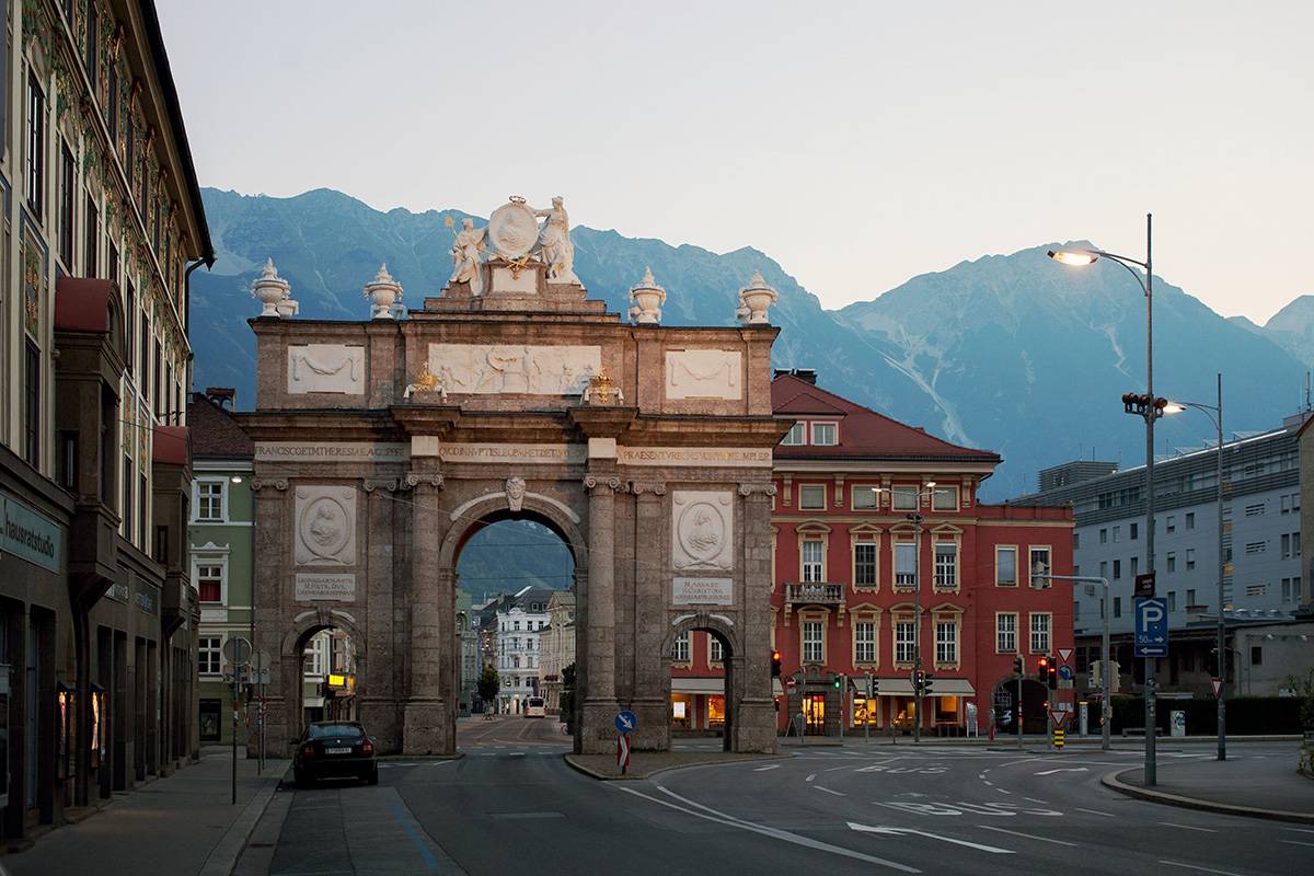 Łuk triumfalny na Leopoldstraße / Fot. Kathrein Verena (Materiały prasowe)