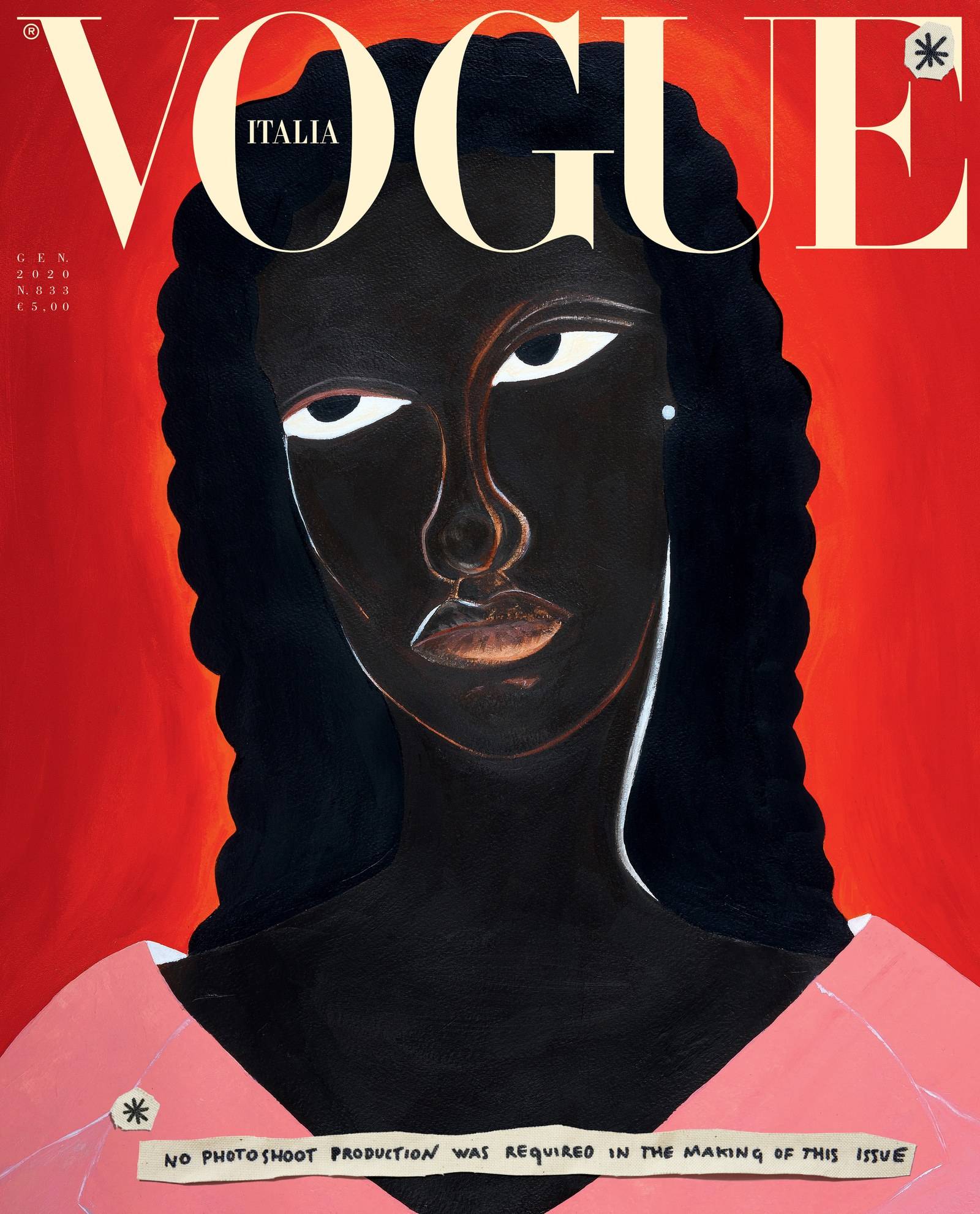 Vogue Italia Styczeń 2020, il. Delphine Desane (Fot. Materiały prasowe)