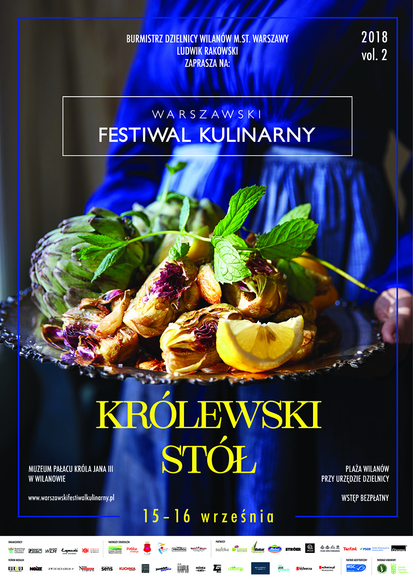 Plakat Warszawskiego Festiwalu Kulinarnego (Fot. Materiały prasowe)