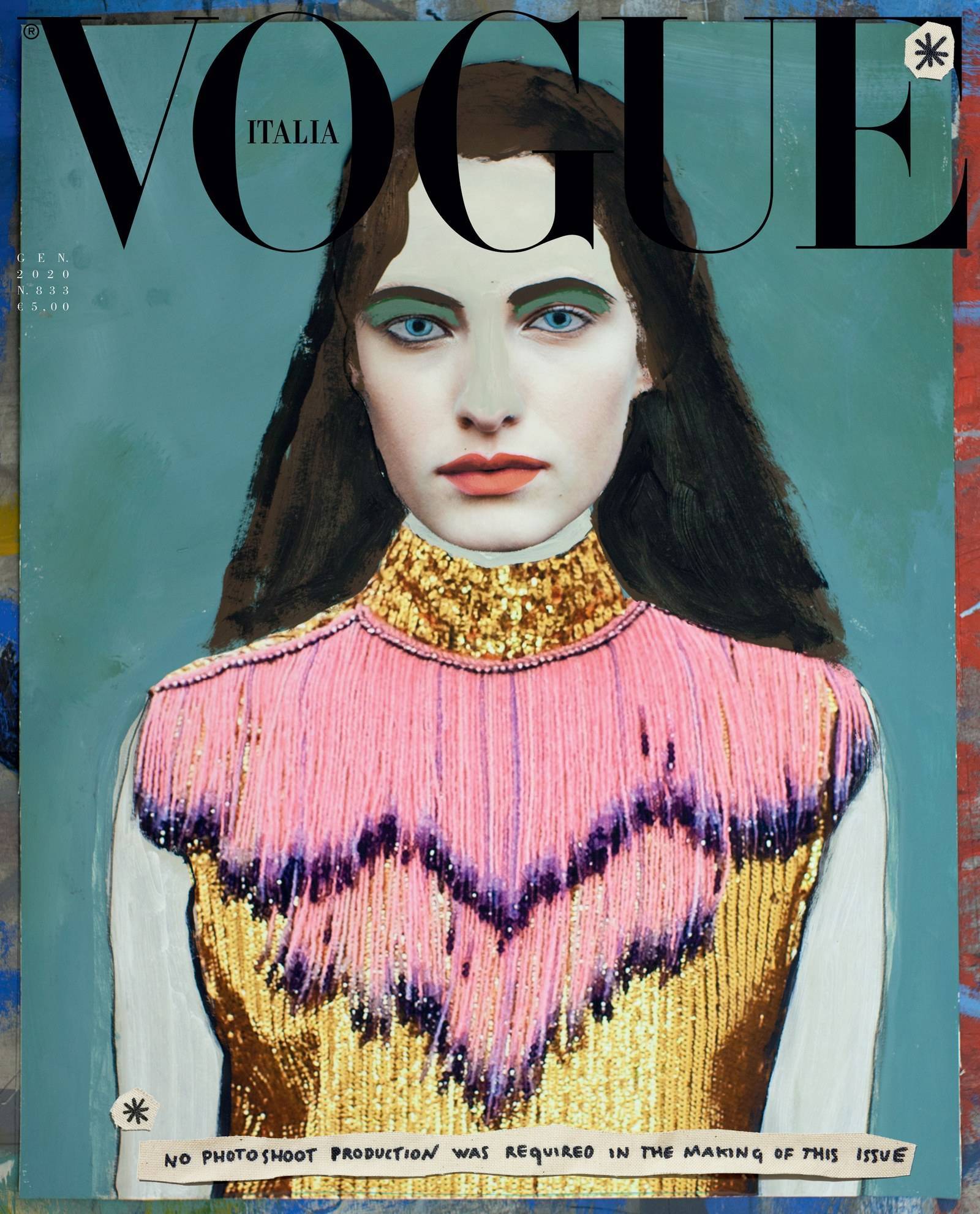 Okładka Vogue Italia  (Fot. Materiały prasowe)