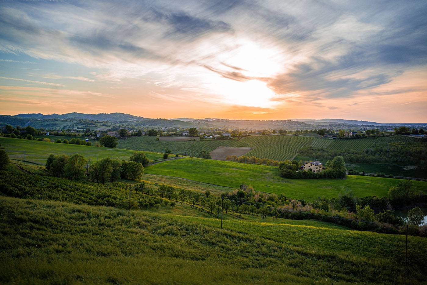 Panorama okolic Modeny (Fot. Małgorzata Minta)