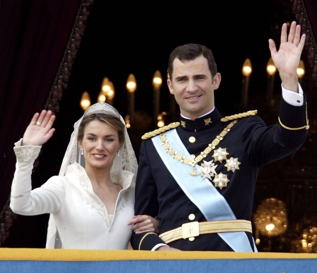 W dniu ślubu w 2004 roku (Fot. Getty Images)
