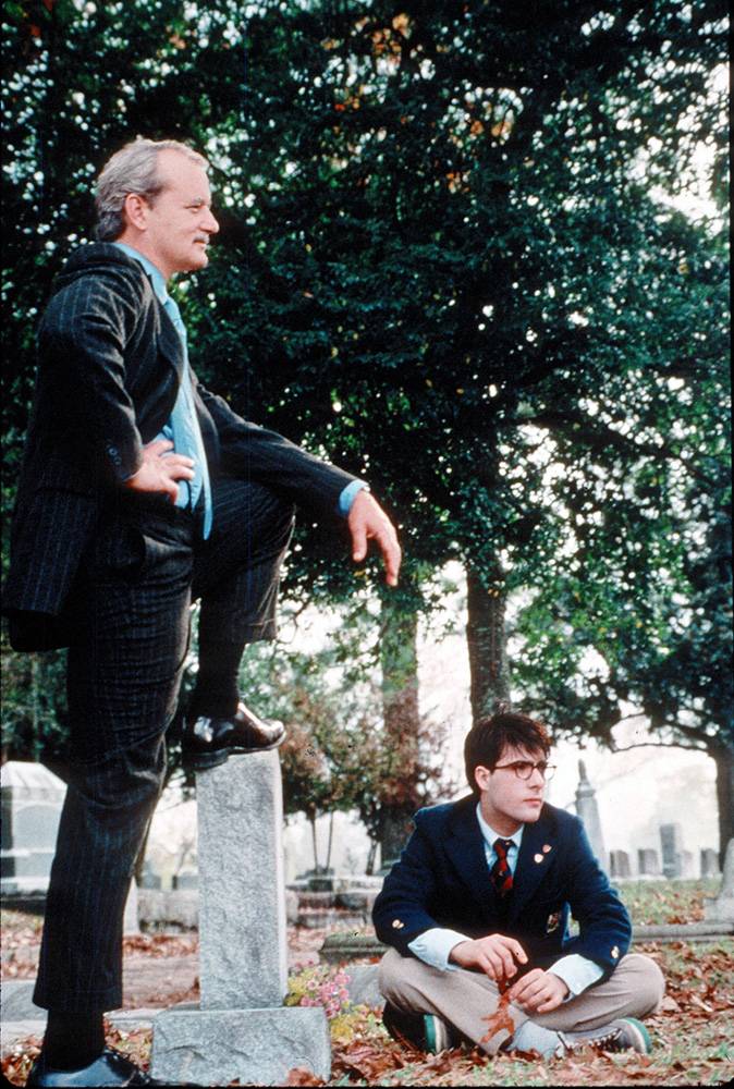 Bill Murray i Jason Shwartzman w filmie „Rushmore”
