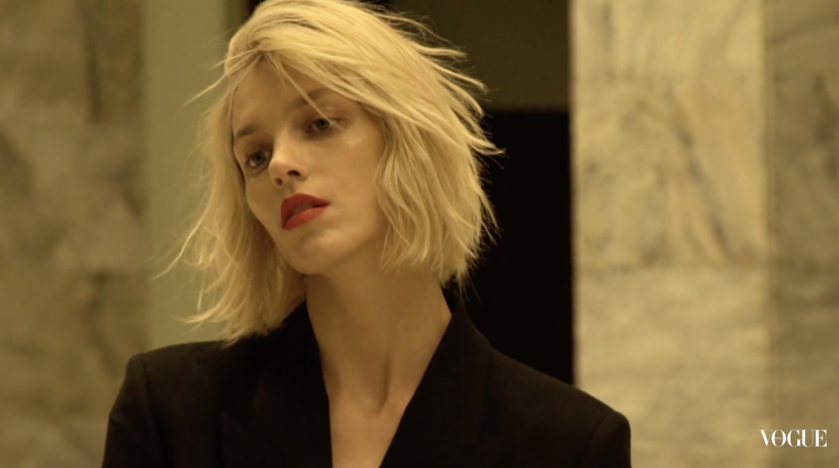 Anja Rubik za kulisami sesji okładkowej pierwszego numeru „Vogue Polska