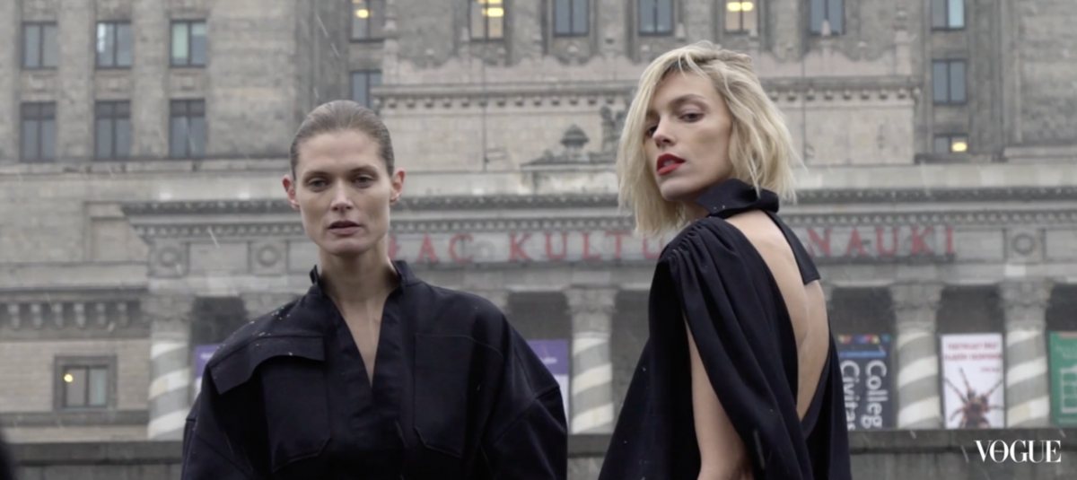 Małgosia Bela i Anja Rubik za kulisami sesji okładkowej pierwszego numeru „Vogue Polska