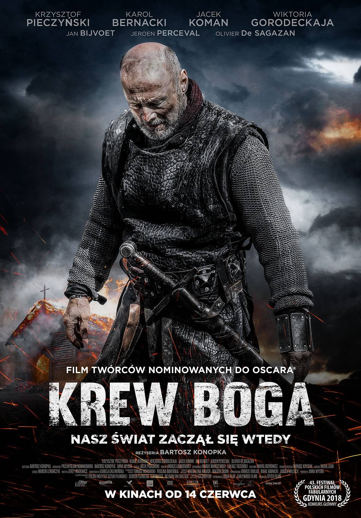 Plakat filmu Krew Boga