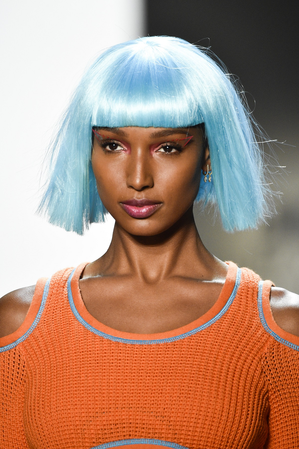 Jasmine Tookes na pokazie Jeremyego Scotta wiosna-lato 2018