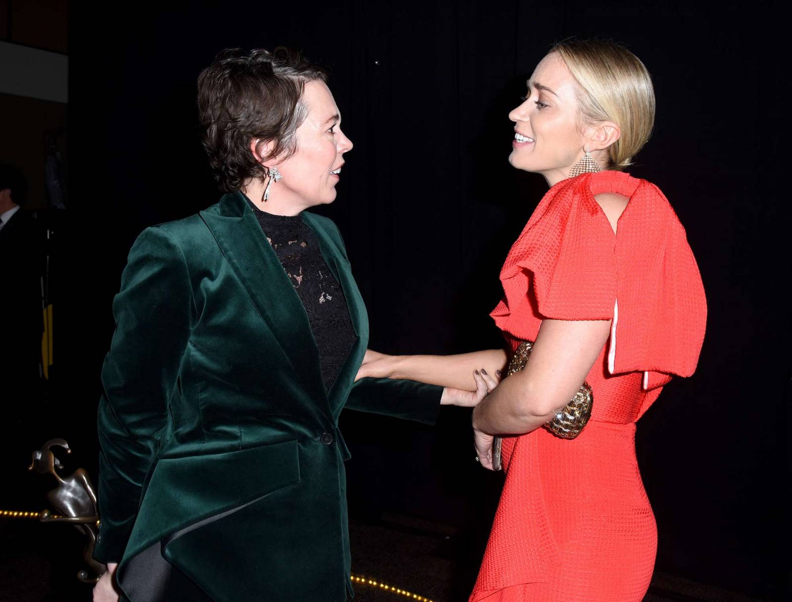 Olivia Colman i Emily Blunt (Fot. Getty Images)