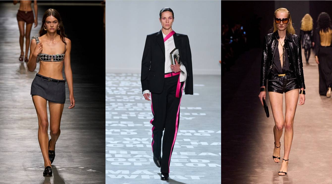 Gucci, Helmut Lang, Tom Ford wiosna-lato 2024 / Fot. Getty Images