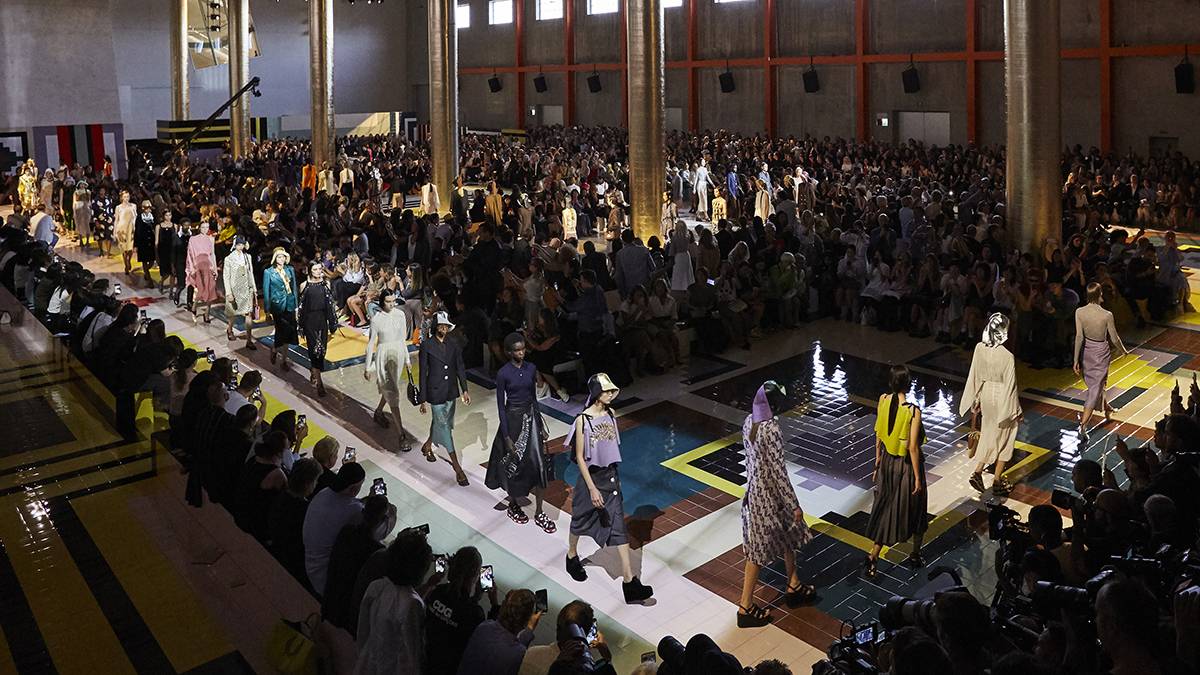 Prada, wiosna-lato 2020 (Fot. Getty Images)