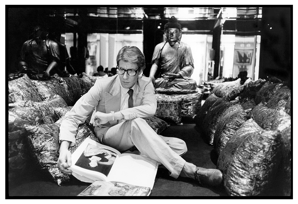 Yves Saint Laurent 1977 rok (Fot. Prywatna kolekcja André Perlstein)