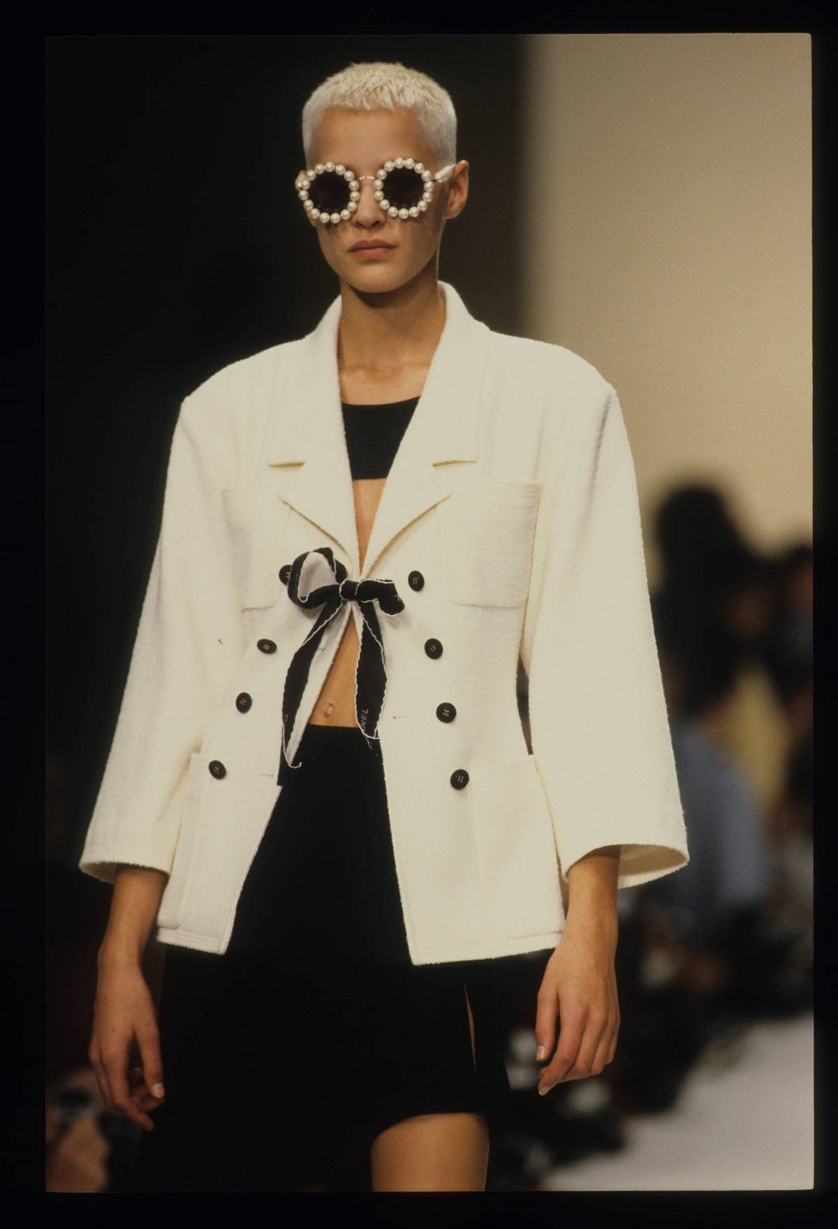 Eve Salvail na pokazie Chanel, 1994