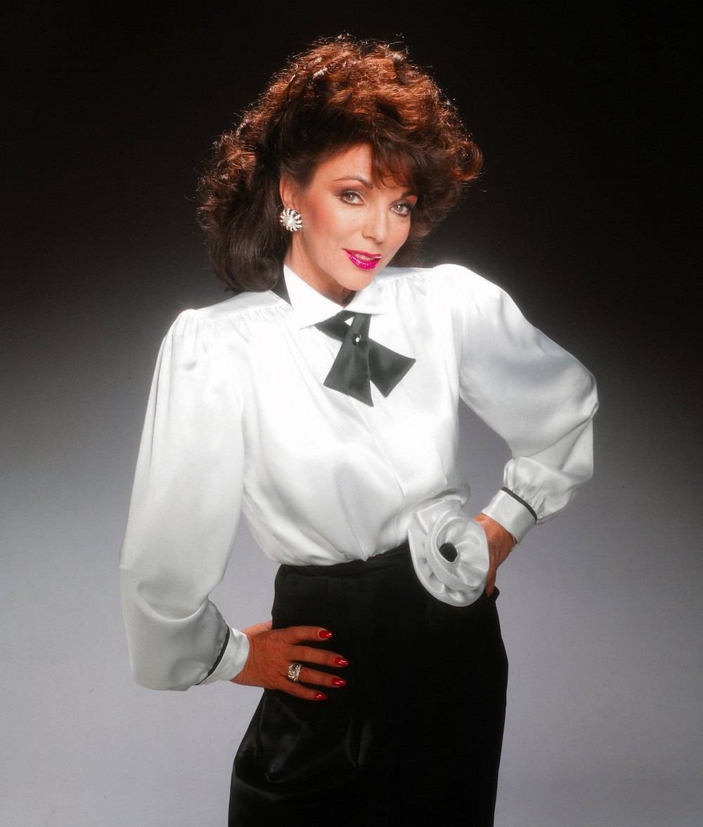 Joan Collins w 1987 roku (Fot. Getty Images)