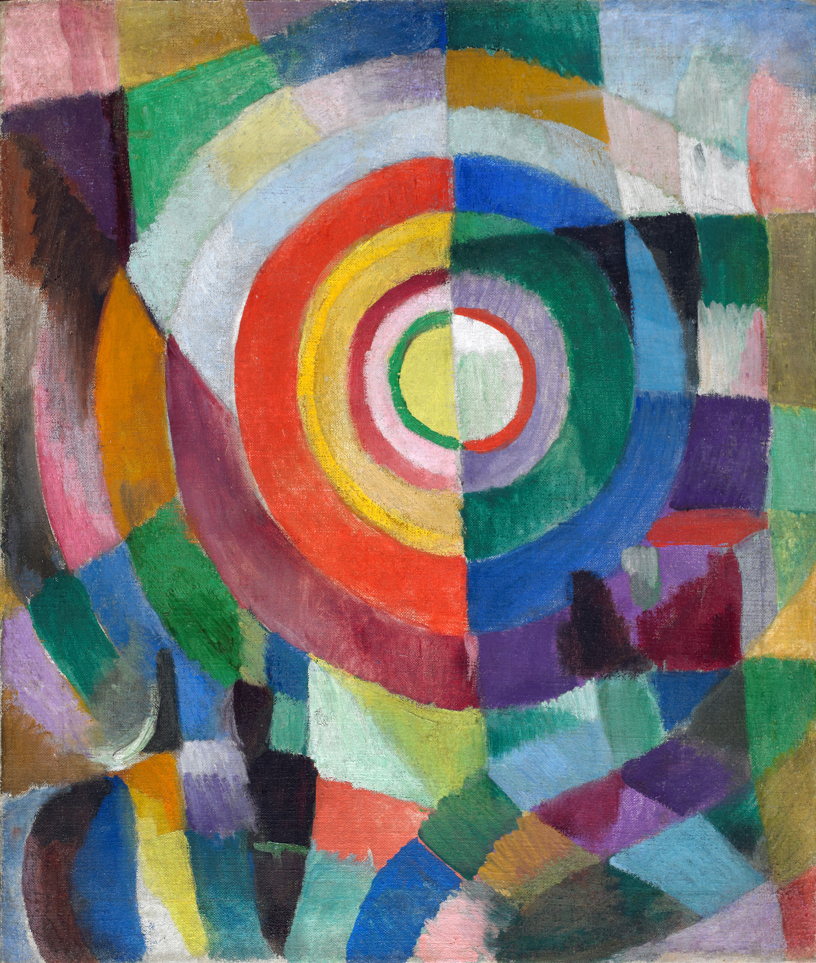 Sonia Delaunay, Elektryczne pryzmy No. 41, 1913-14 (Fot. Centre national des arts plastiques, France © PRACUSA S.A.)