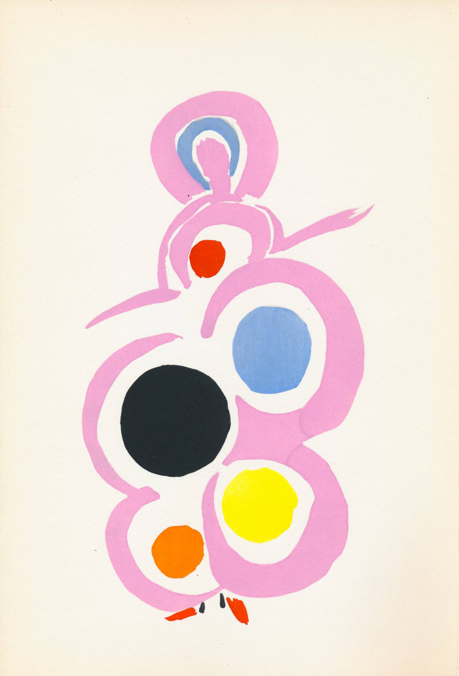 Sonia Delaunay, Kostium na Karnawał w Rio, 1928 (Fot. Louisiana Museum of Modern Art © PRACUSA S.A.)