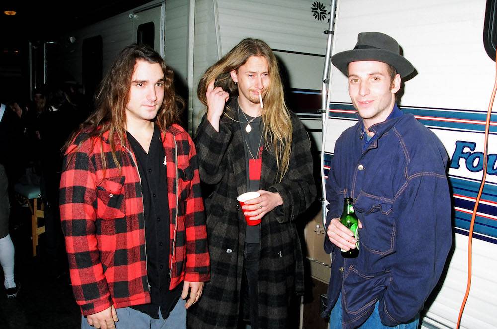 Dave Abbruzzese, Jerry Cantrell i Stone Gossard (Photo by Jeff Kravitz/FilmMagic)