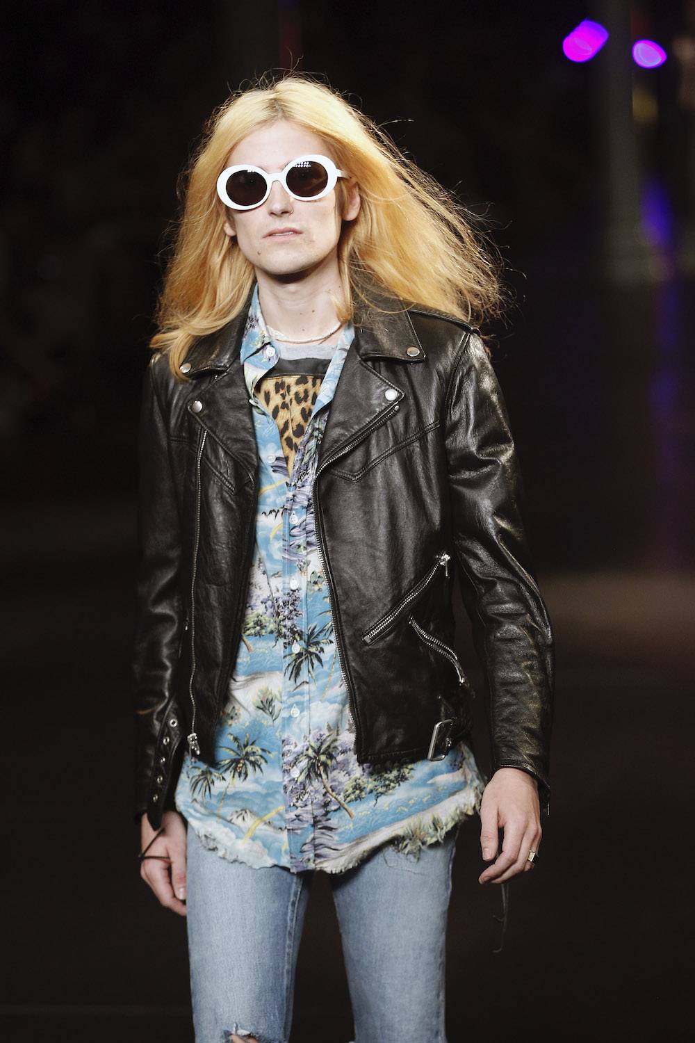 Saint Laurent wiosna-lato 2016 (Fot. Getty Images)