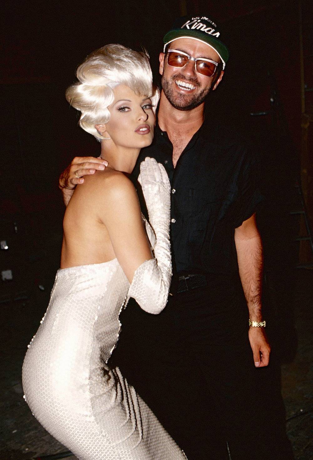Linda Evangelista i George Michael w 1992 roku (Fot. Getty Images)