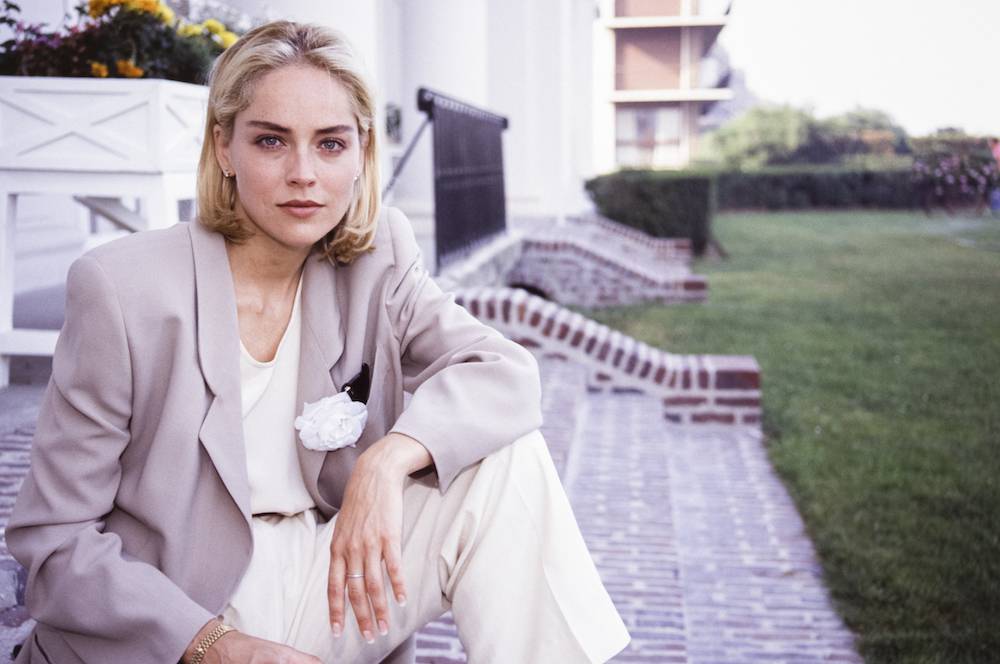 Sharon Stone we Francji, rok 1991(Fot. Getty Images)