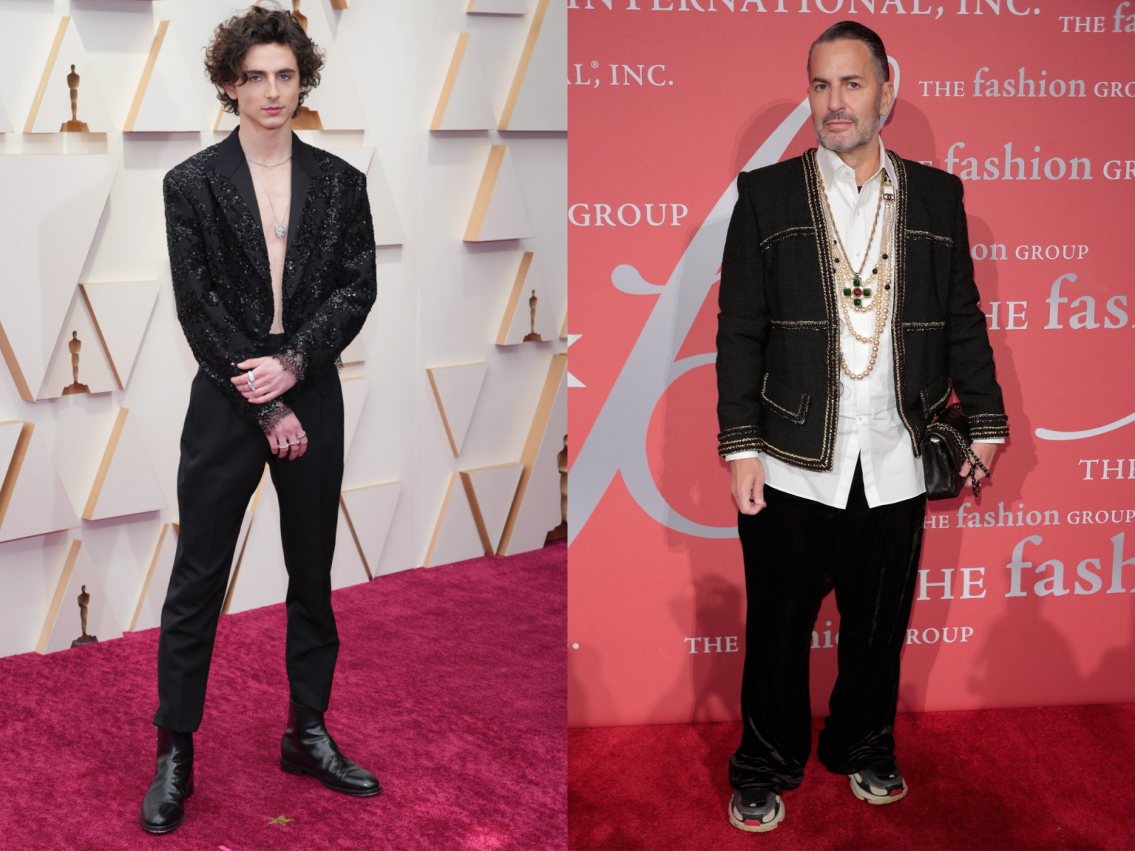 Timothée Chalamet, Marc Jacobs (Fot. Getty Images)