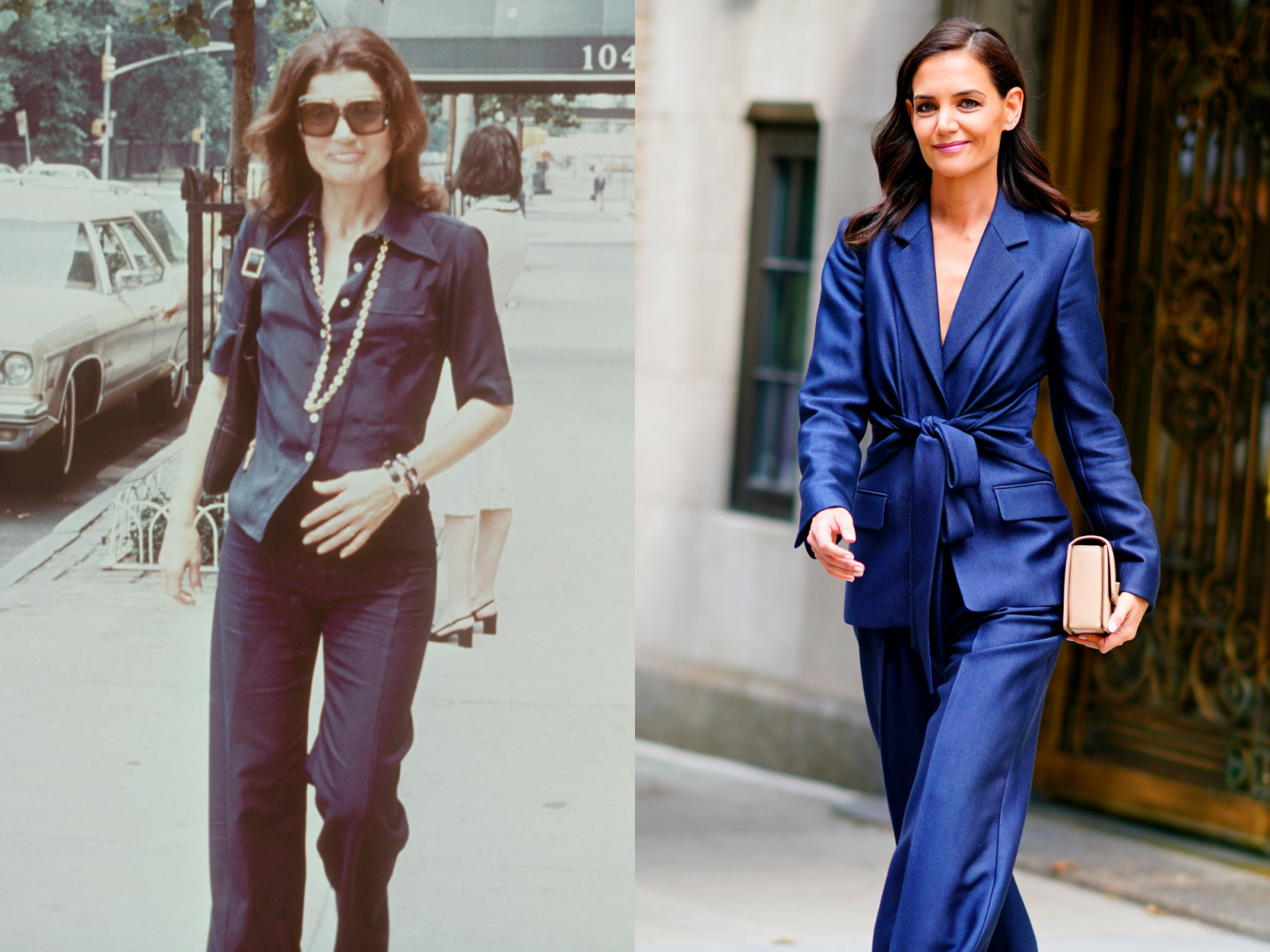 Jackie Kennedy Onassis, Katie Holmes (Fot. Getty Images)