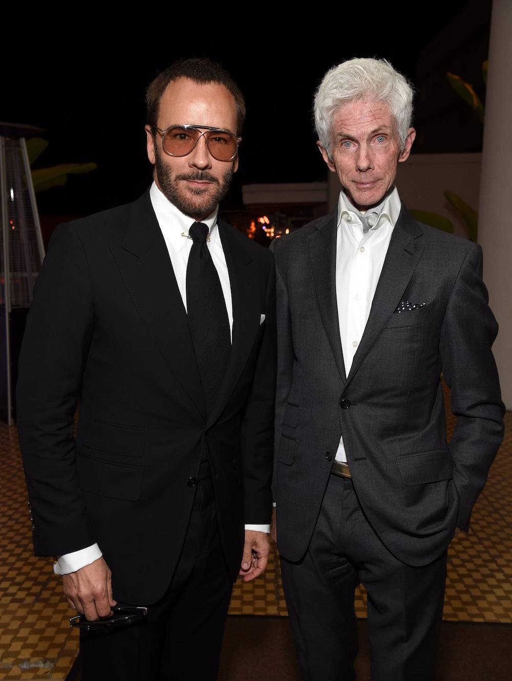 Tom Ford i Richard Buckley (Fot. Getty Images)