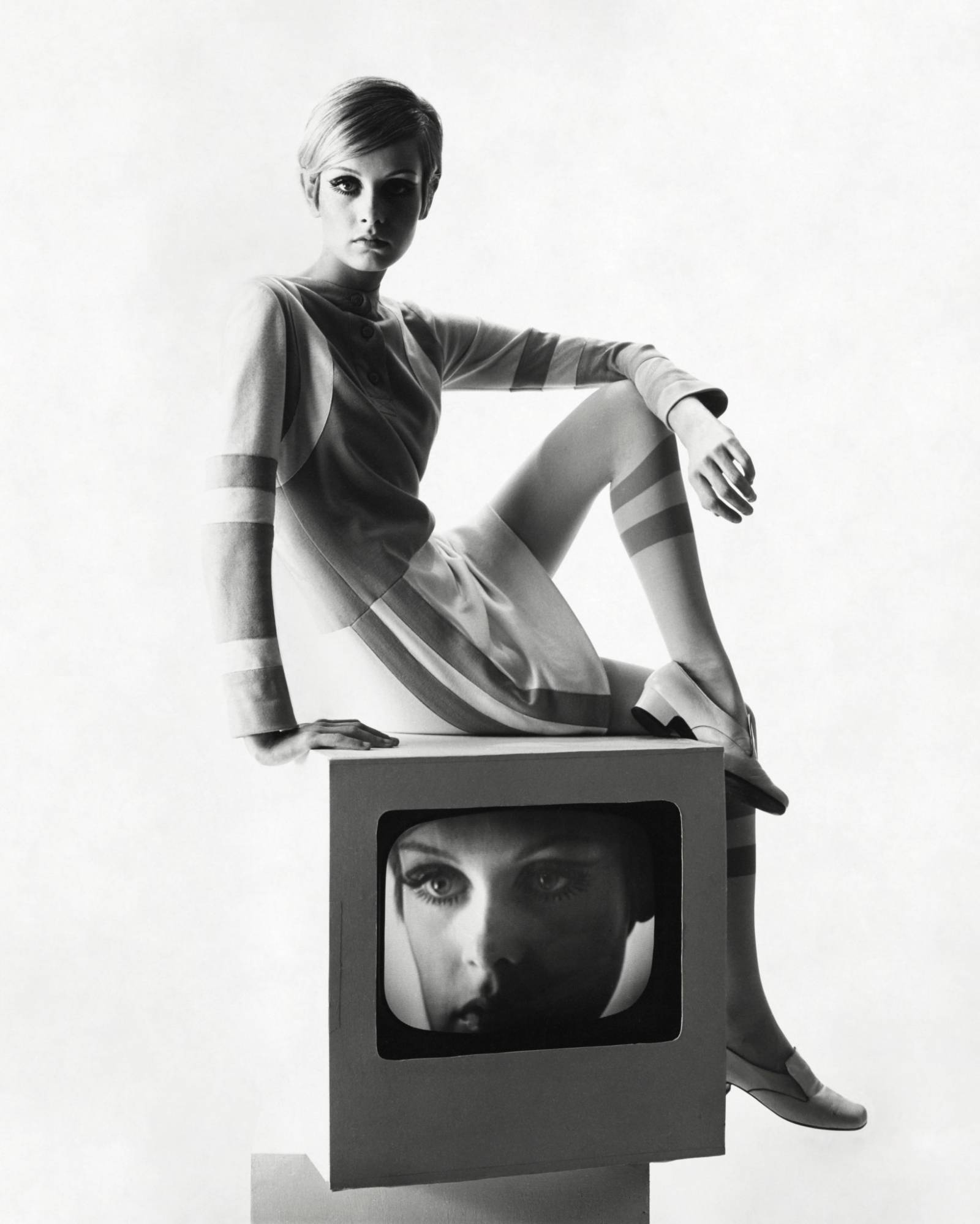 Twiggy (Fot. Bert Stern, Vogue, 1967)