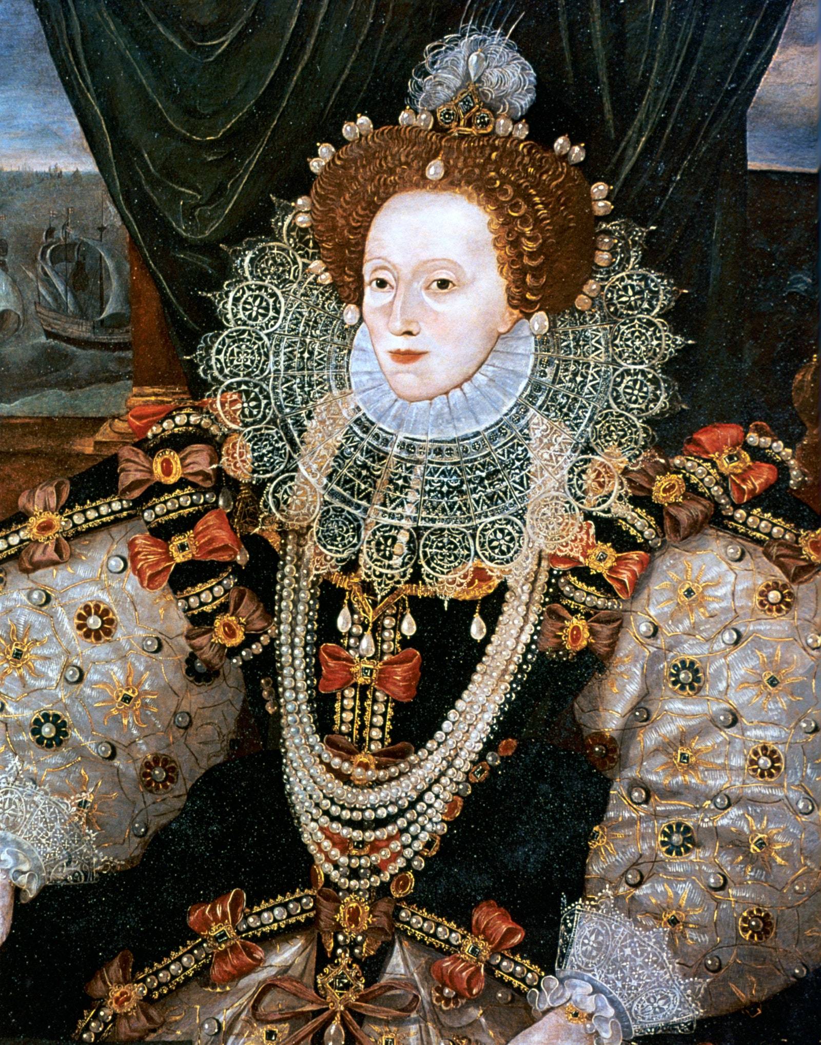 Królowa Elżbieta I była często portretowana z perłami. (Fot. Getty Images)