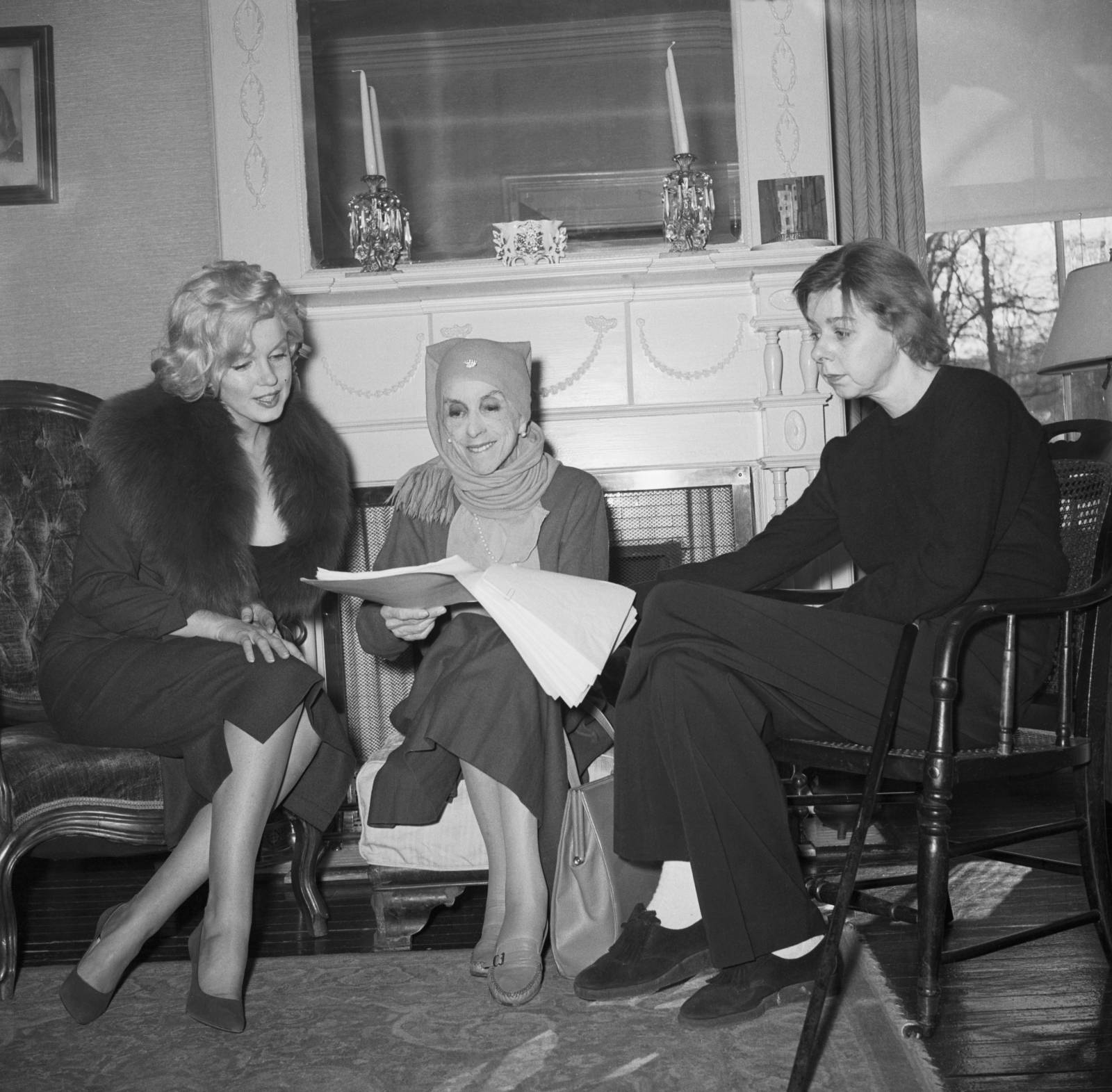 Marilyn Monroe i Karen Blixen w 1959 roku (Fot. Getty Images)