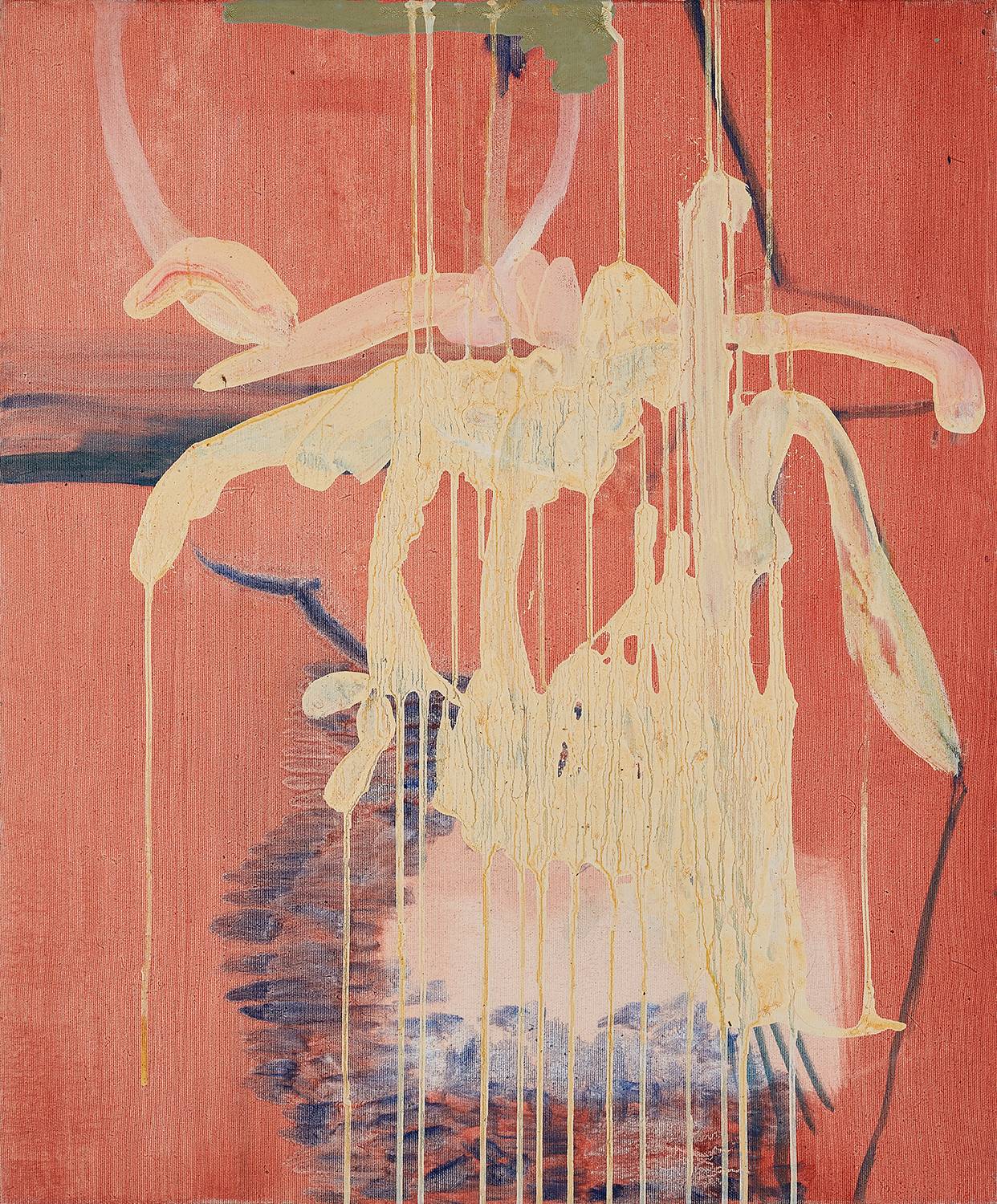 Dorota Buczkowska, Bez tytułu, z cyklu Thus Spoke the Plant, 2022, olej na płótnie, 60 x 50 cm, dzięki uprzejmości artystki i Galerii Jednostka