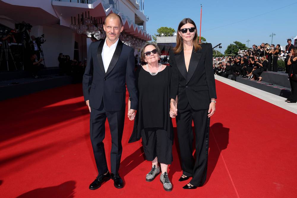 Michał Englert, Agnieszka Holland i Małgorzata Szumowska w 2023 roku (Fot. Getty Images)
